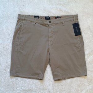 NWT 34 Heritage Nevada Mens Shorts Mushroom Twill W40 Soft Touch Casual